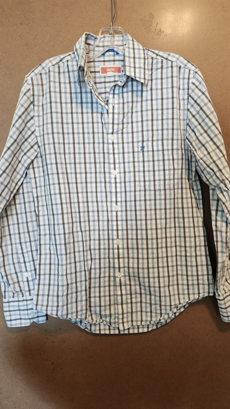 Mossimo Men's Size Small 100% Cotton Button Down Shirt Plaid #660